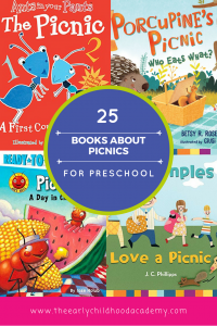 25 books about picnics for preschool