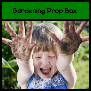 gardening prop box