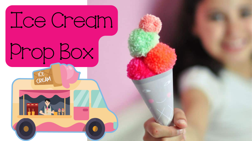 ice cream shop prop box