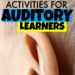 Preschool Auditory Learners